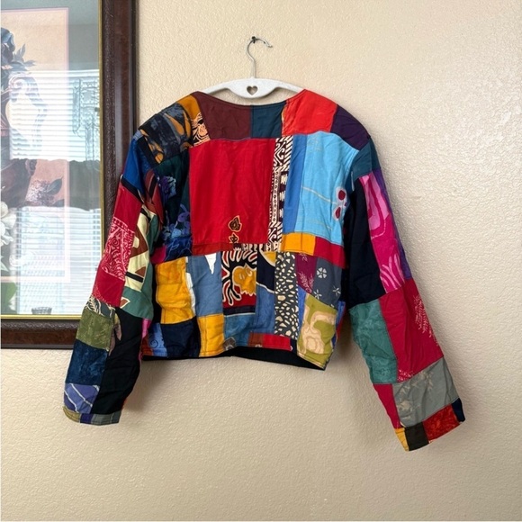 Vintage Kosi Bali Patchwork Jacket
Size Tag Missing See pictures for Measuremen - Picture 3 of 5